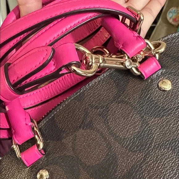 Coach Mini Sierra Satchel in signature canvas - Picture 10 of 16